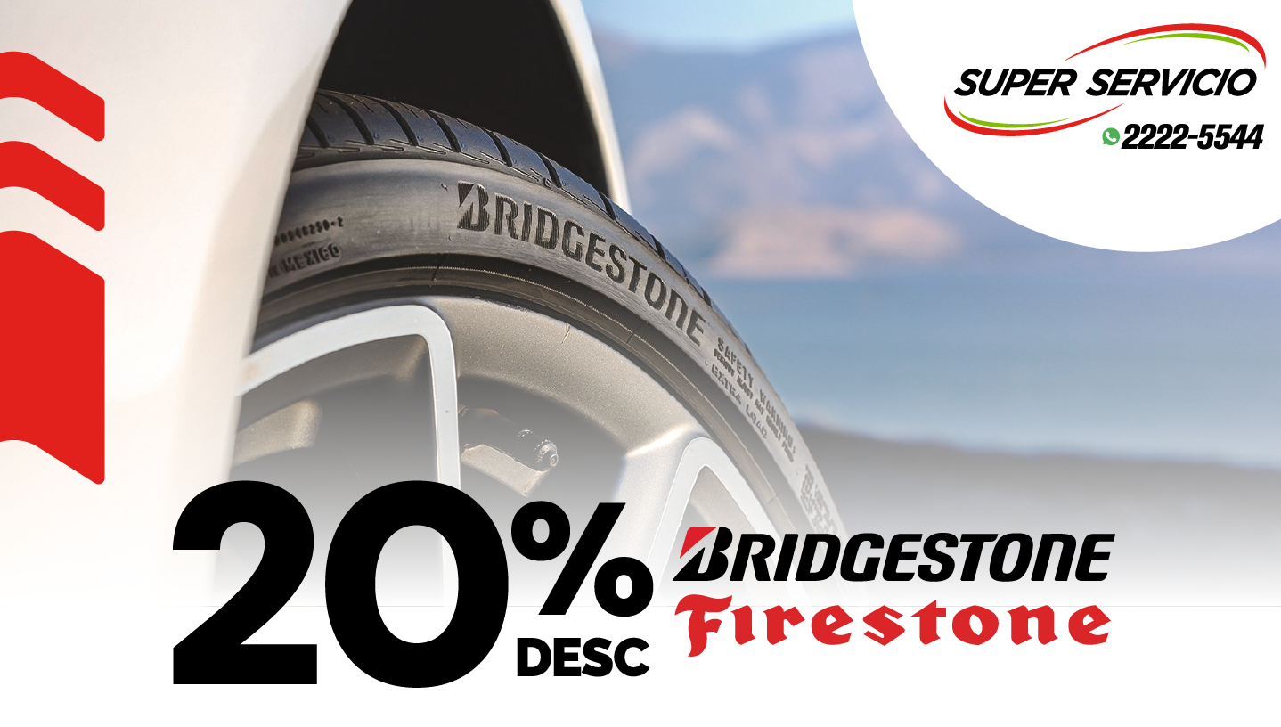 20% de descuento en llantas Bridgestone y Firestone imagen